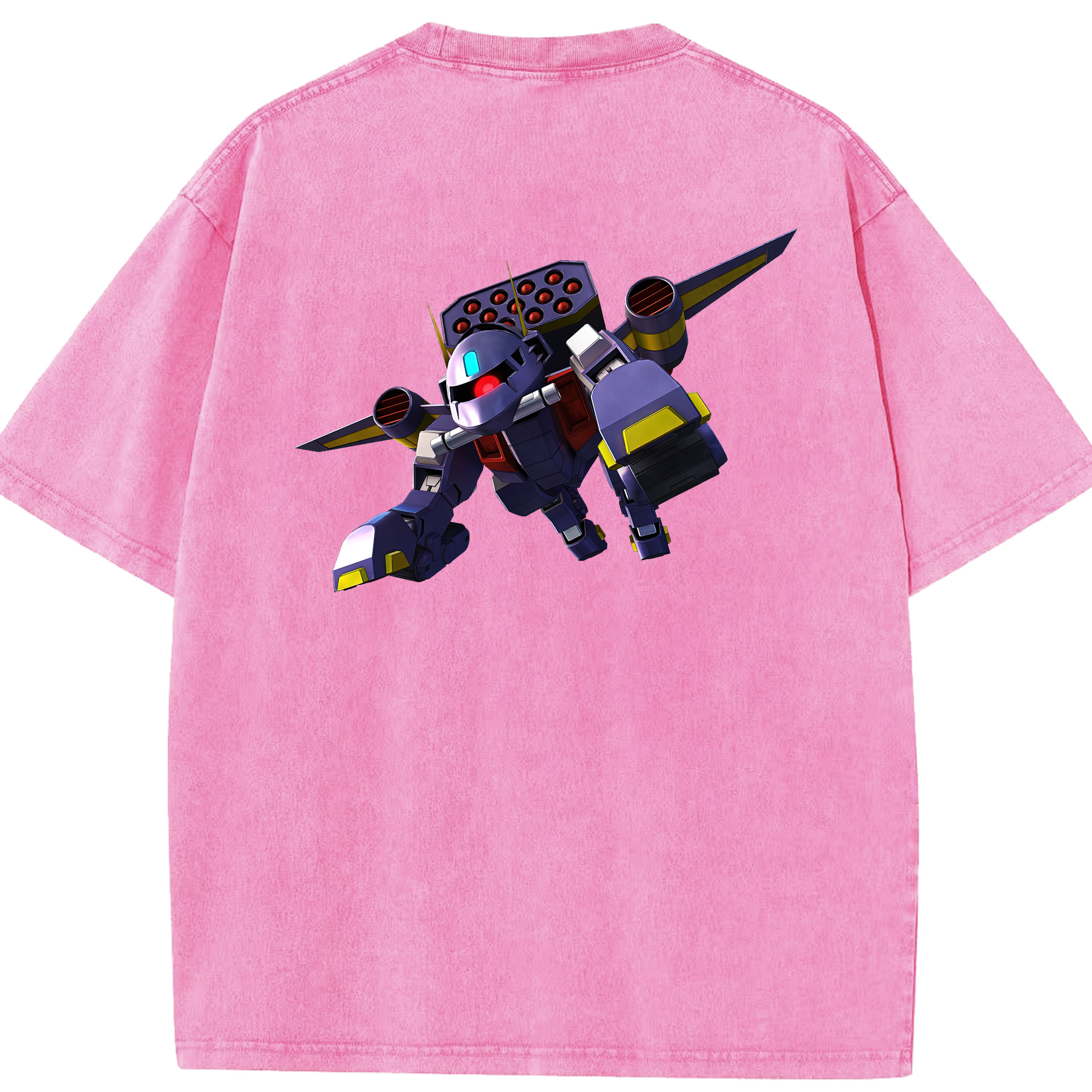 （画像用） 機動戦士ガンダム Mobile Suit Gundam 綿100% ヴィンテージ風 半袖Tシャツ（背面プリント）